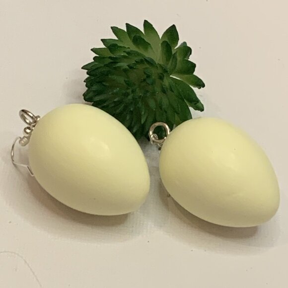 Egg Earring, Easter Earring, Gift Idea, Funny Food, Food Earring, Cooking, Egg - Picture 2 of 6